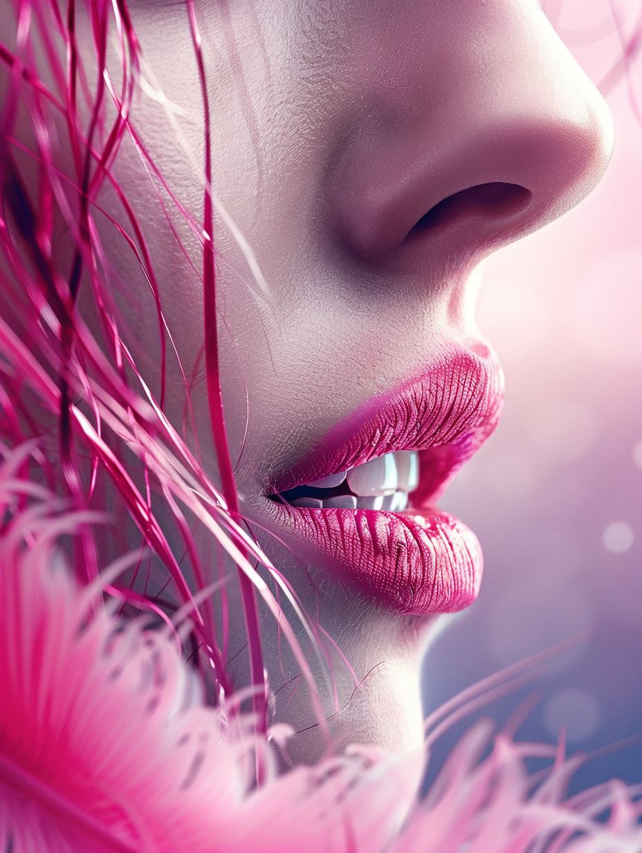 Neon Magenta Ethereal Glow