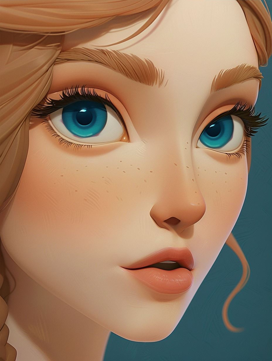 Ethereal Stylized Gaze - Image 3