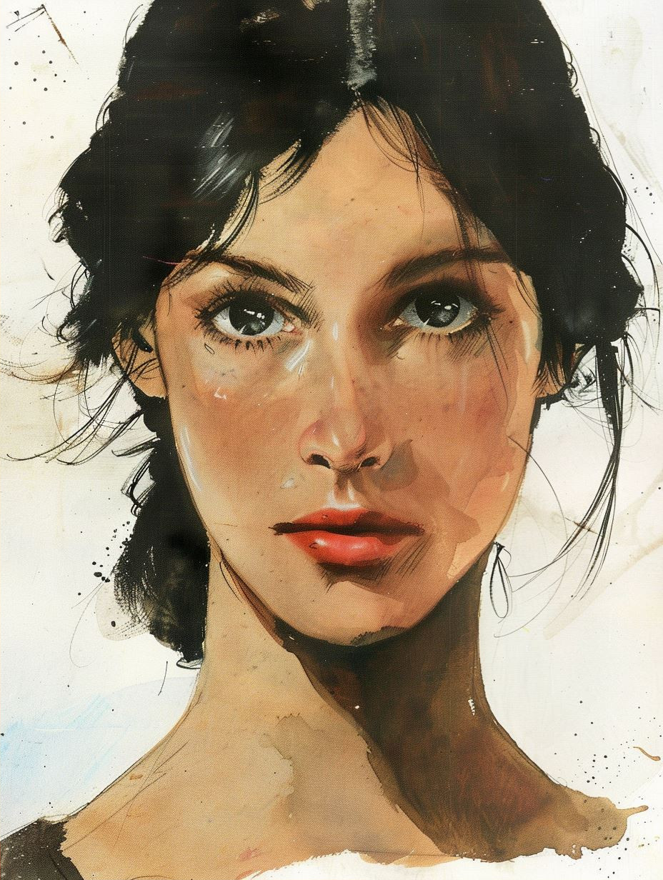 Vintage Gritty Portrait Study - Image 2