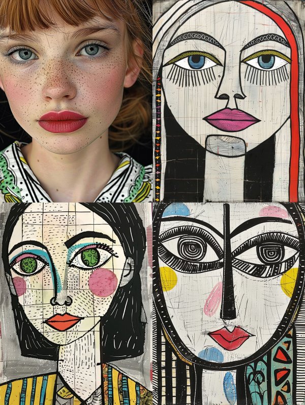 From Reality to Abstract Art