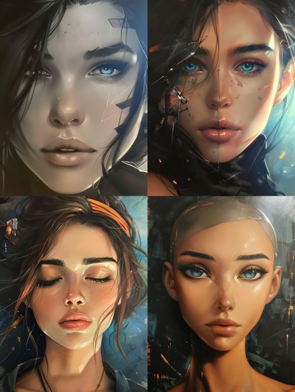 Futuristic Visions of Digital Beauty