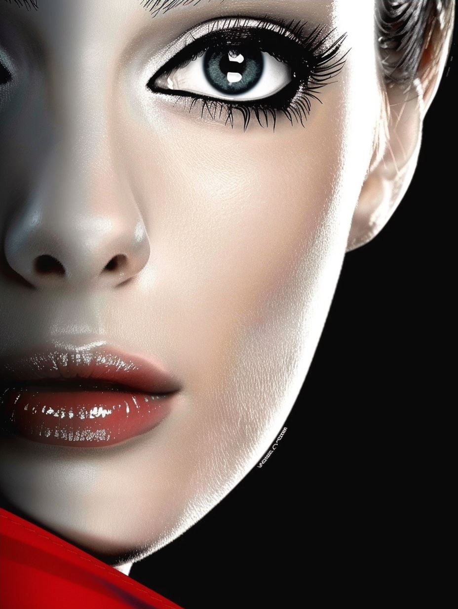 Dramatic High Contrast Beauty Portraits - Image 4
