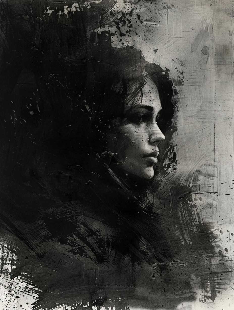 Haunting Shadows of Ethereal Portraits - Image 2