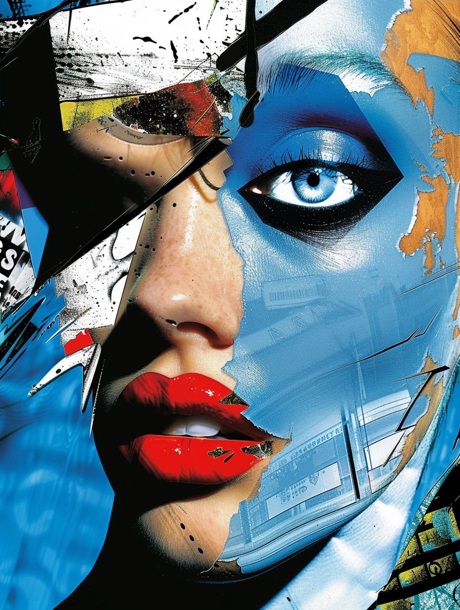 Fragmented Azure Portrait Series - Image 4