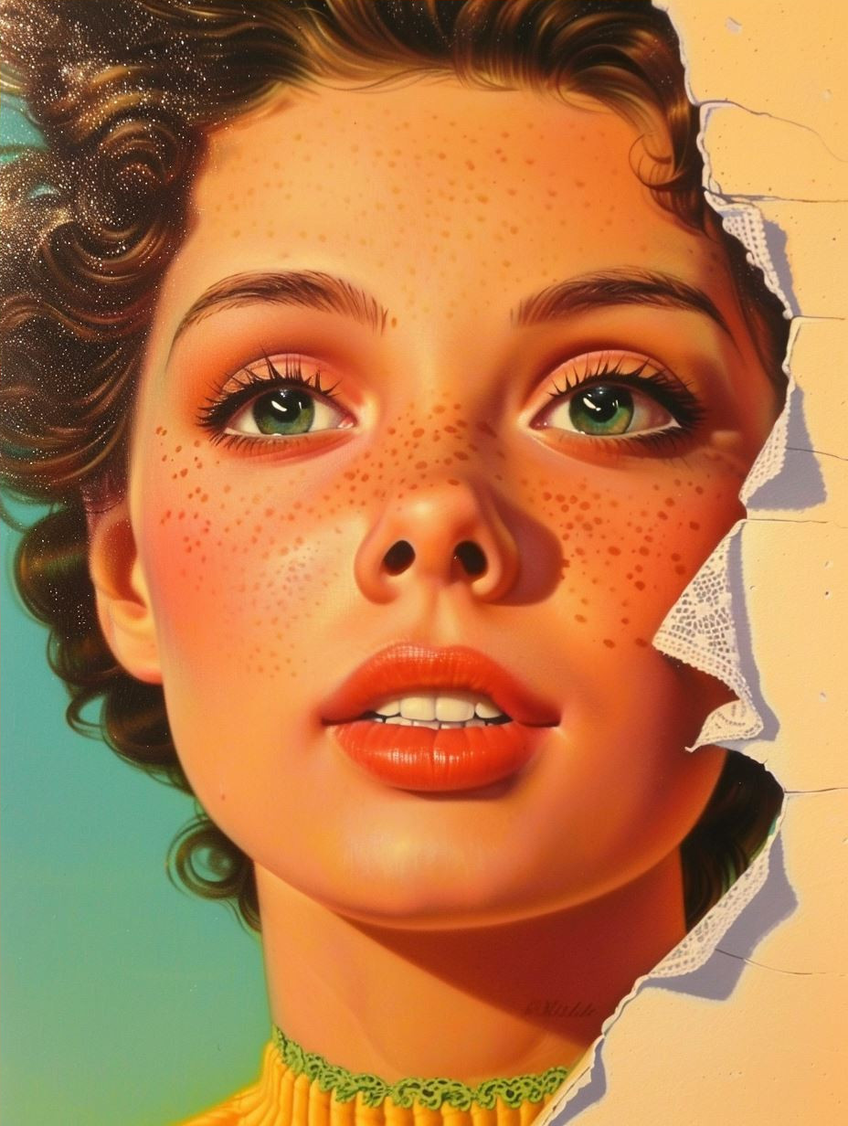 Vintage Glamour: The Art of Freckles - Image 4