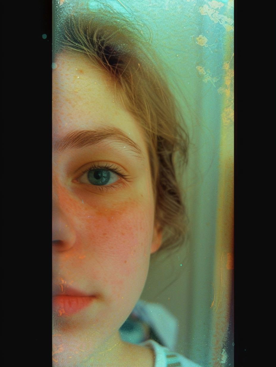 Hazy Nostalgic Film Portrait - Image 1