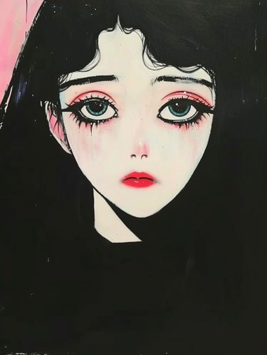 Modernist Pastel Portrait Series - Image 3