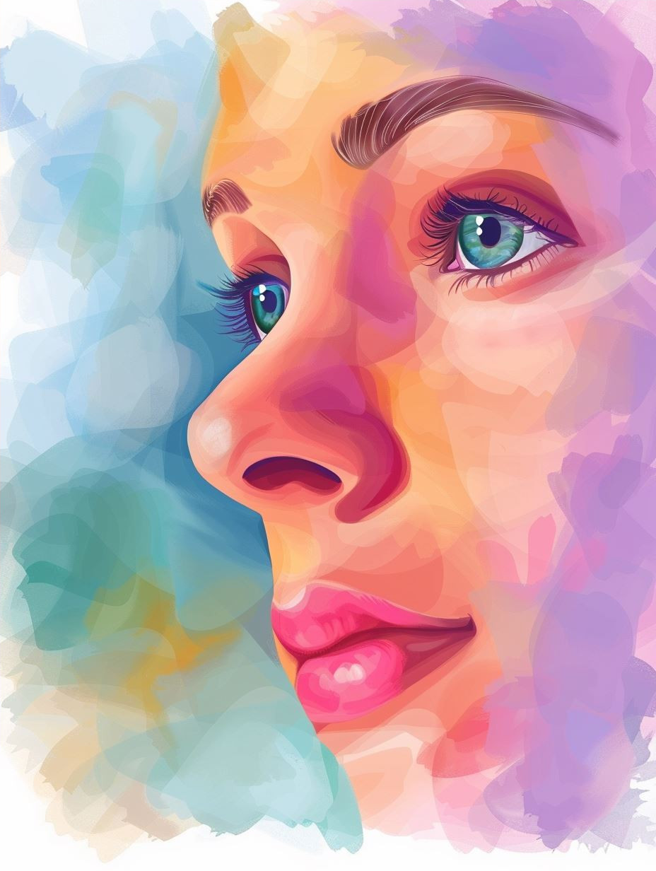 Ethereal Pastel Digital Portrait - Image 4