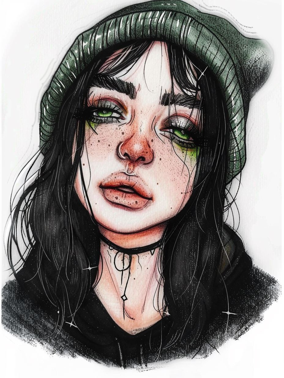 Moody Alternative Portrait Sketches - Image 1