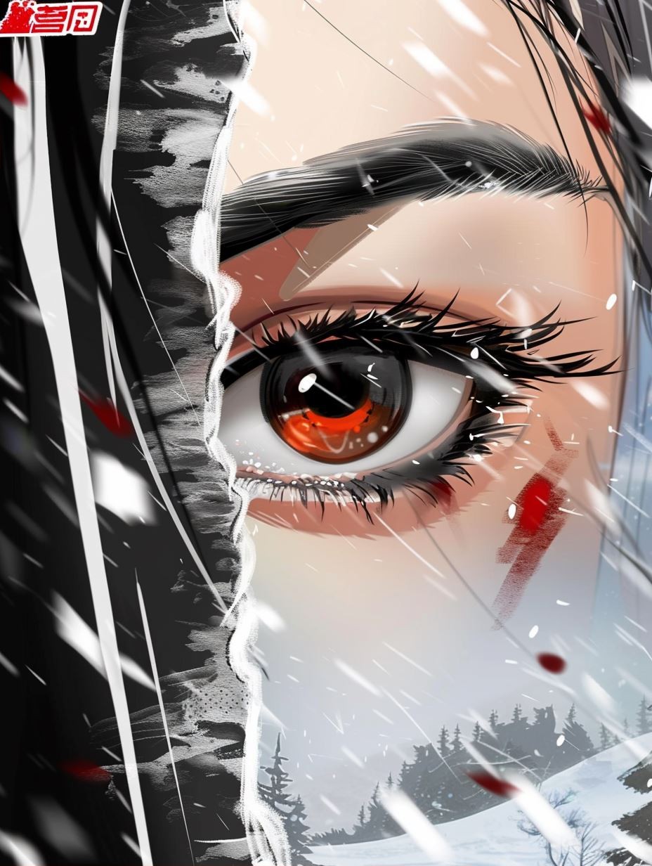 Crimson Edge Portrait - Image 2
