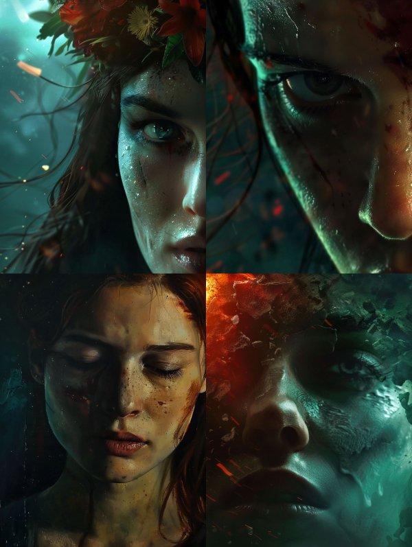 Mystic Shadows of Ethereal Faces