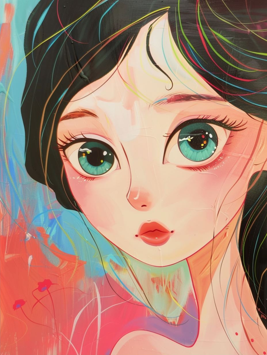 Ethereal Gazes: A Digital Art Collection - Image 2