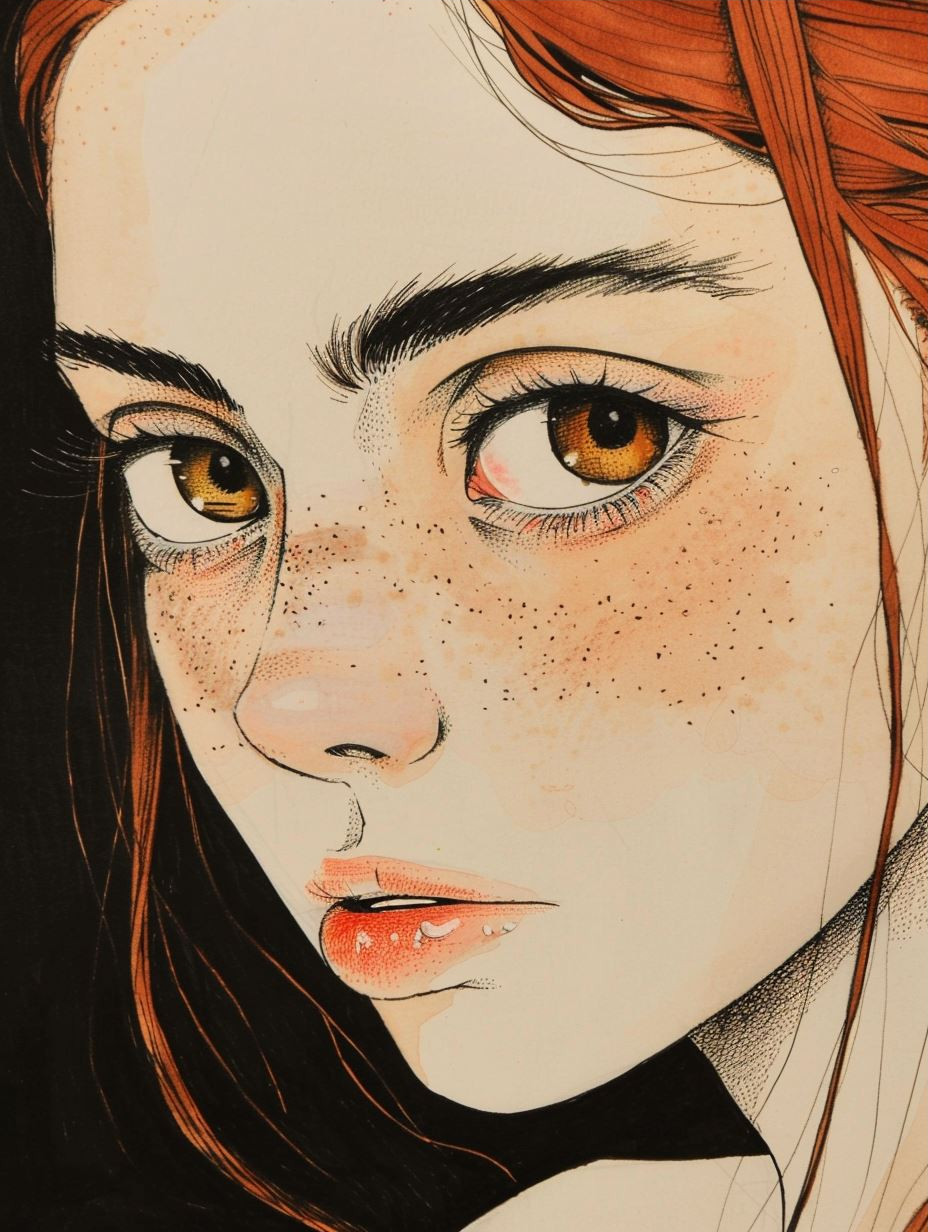 Modern Manga Style Portrait Collection - Image 3