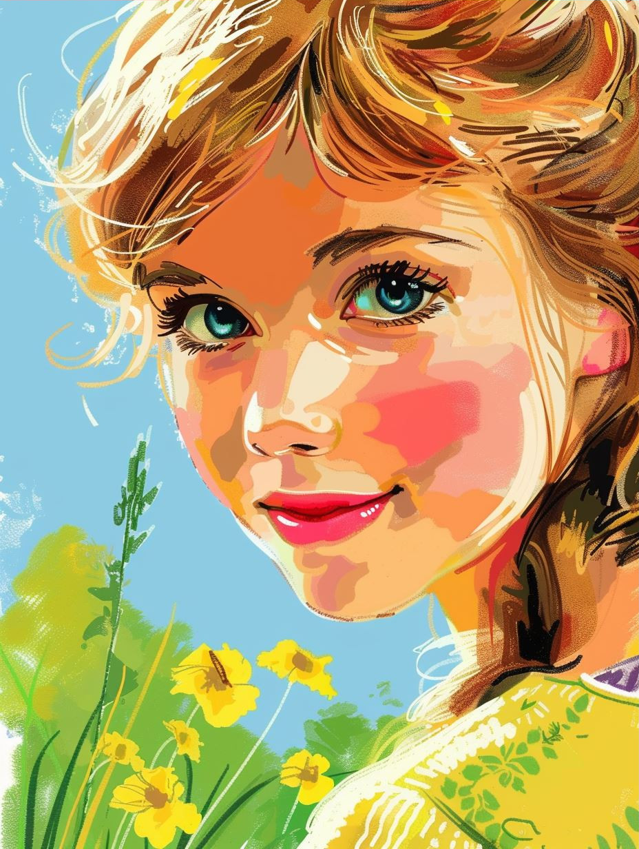 Vibrant Pop Art Portrait Study - Image 3