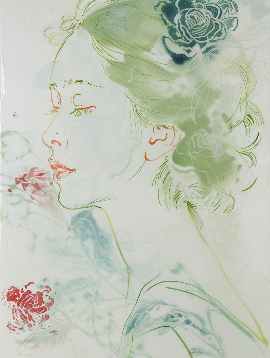 Ethereal Echoes of a Woman's Soul - Image 1