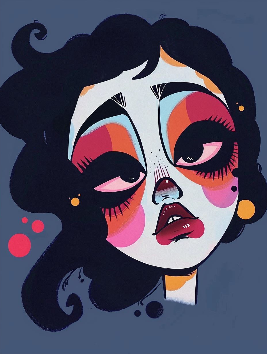 Melancholic Modern Art Portraits - Image 2