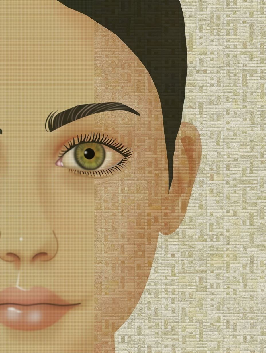 Digital Portraits in Textured Mixed Media - Image 2