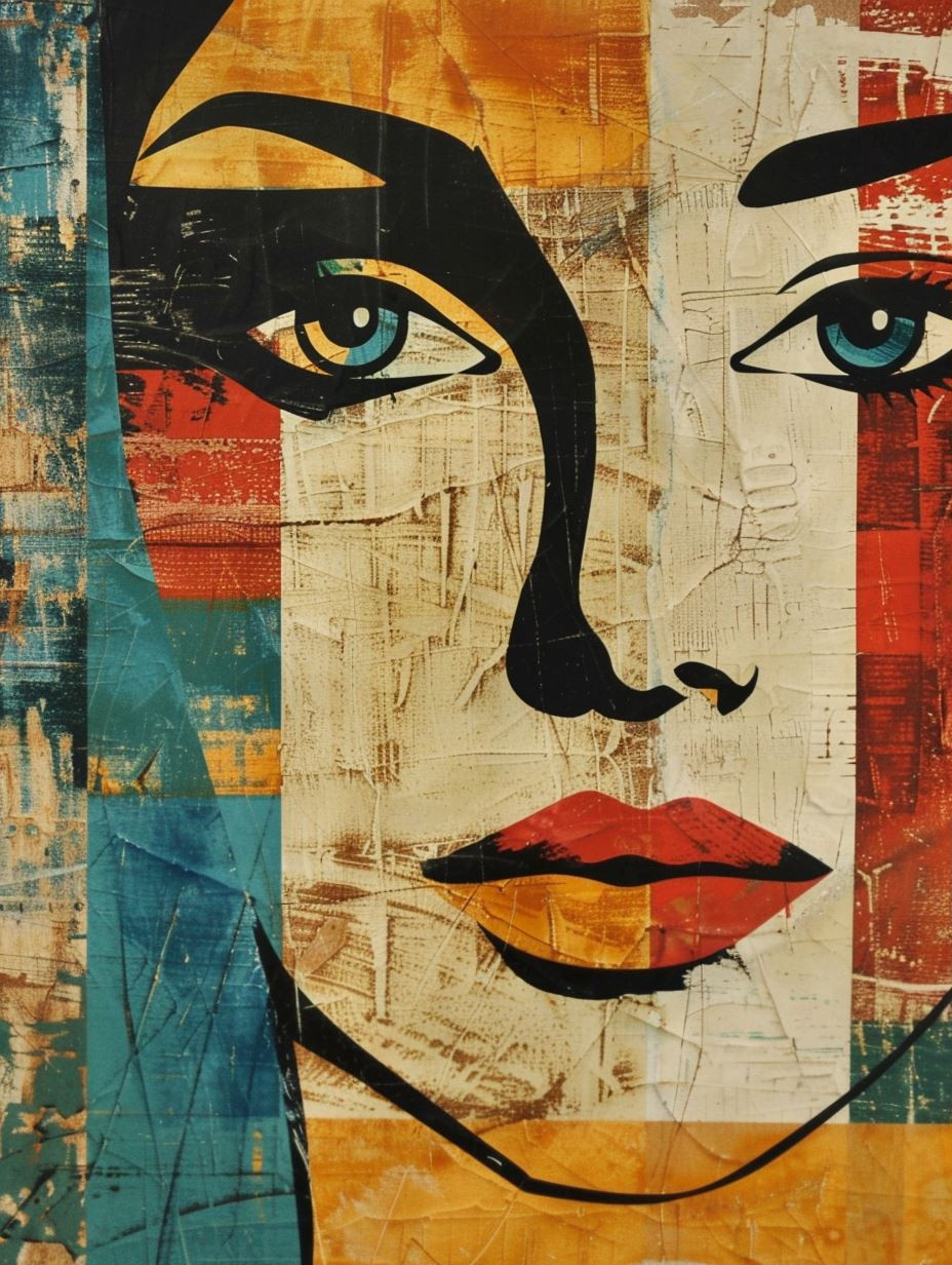 Abstract Fragmented Urban Portrait