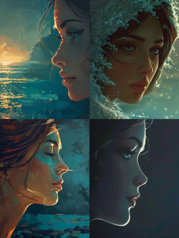 Ethereal Visions of Feminine Serenity