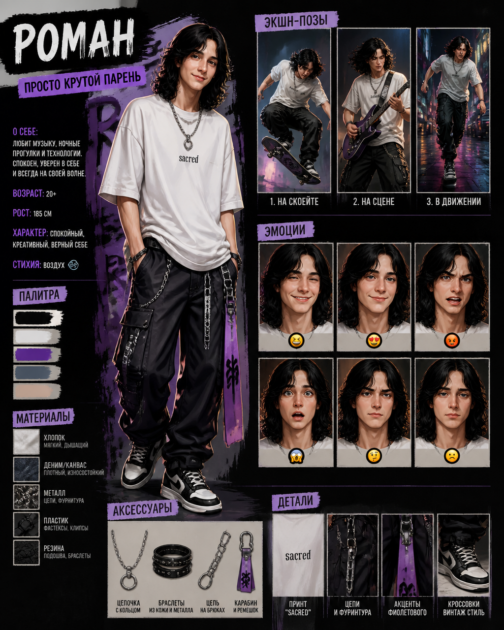 Character Concept Sheet Creator