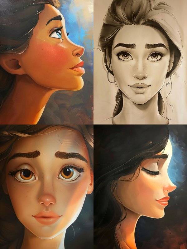 Digital Portraits of Ethereal Women