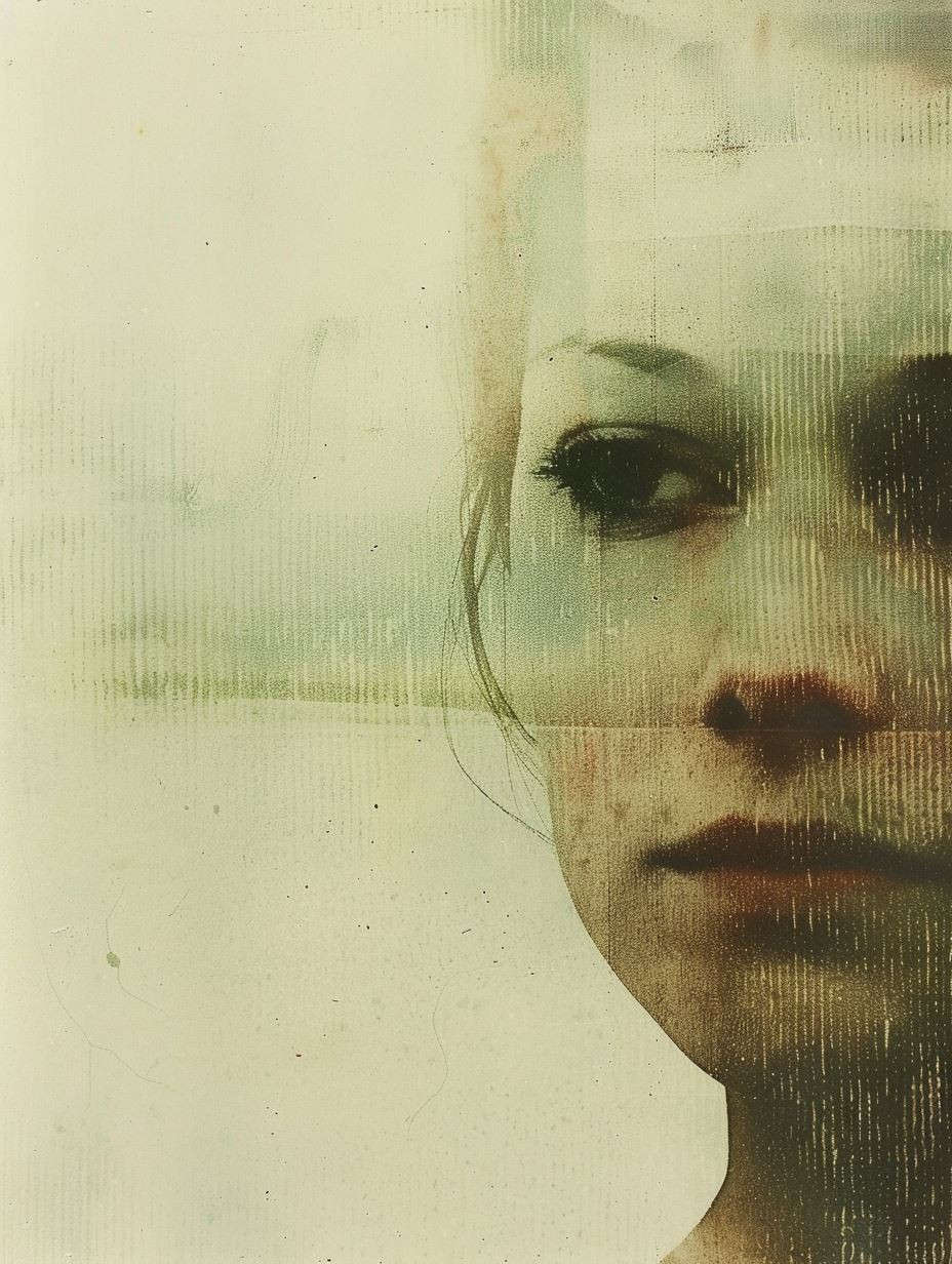 Vintage Textured Ethereal Portrait - Image 3