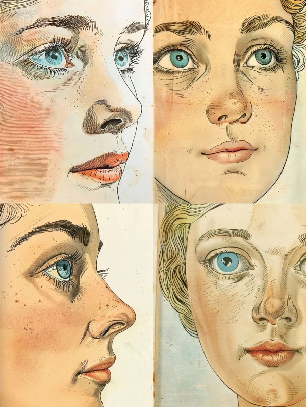 Four Perspectives of a Blue-Eyed Muse