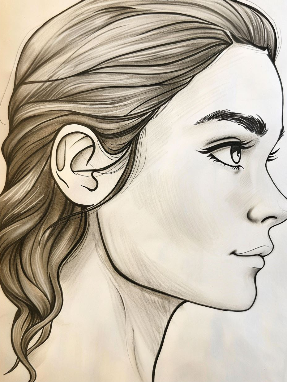 Ethereal Female Portrait Study - Image 2