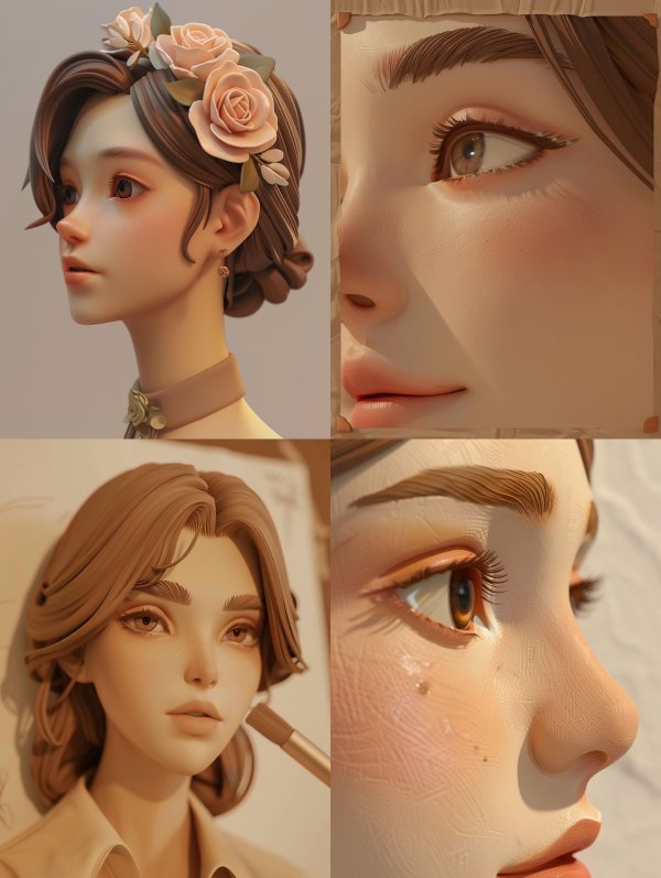 Soft Porcelain Digital Portraiture