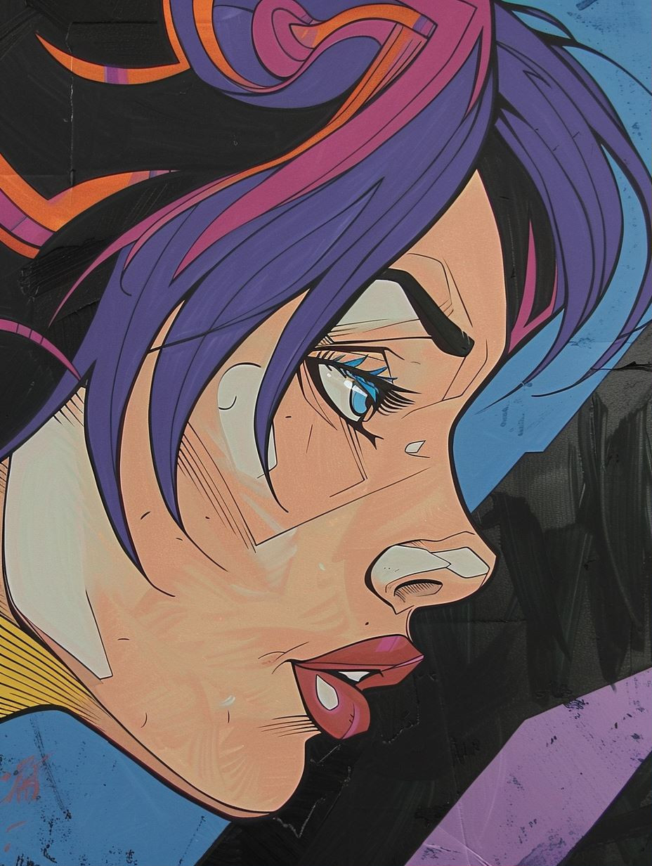 Neon Noir Comic Portraits - Image 1