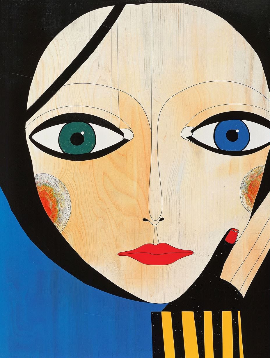 Vibrant Visions of Modern Faces - Image 1