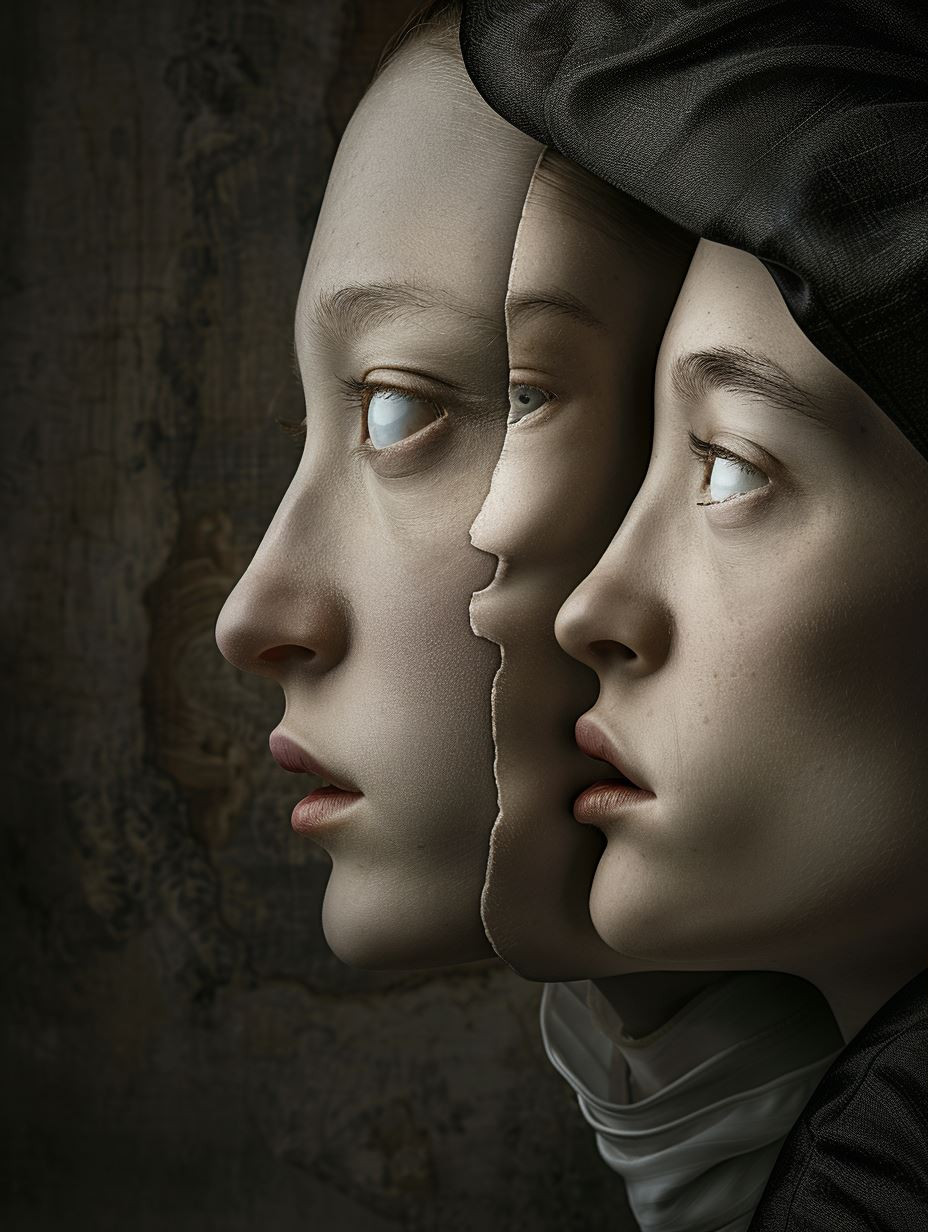 Ethereal Echoes of Classical Portraits - Image 3
