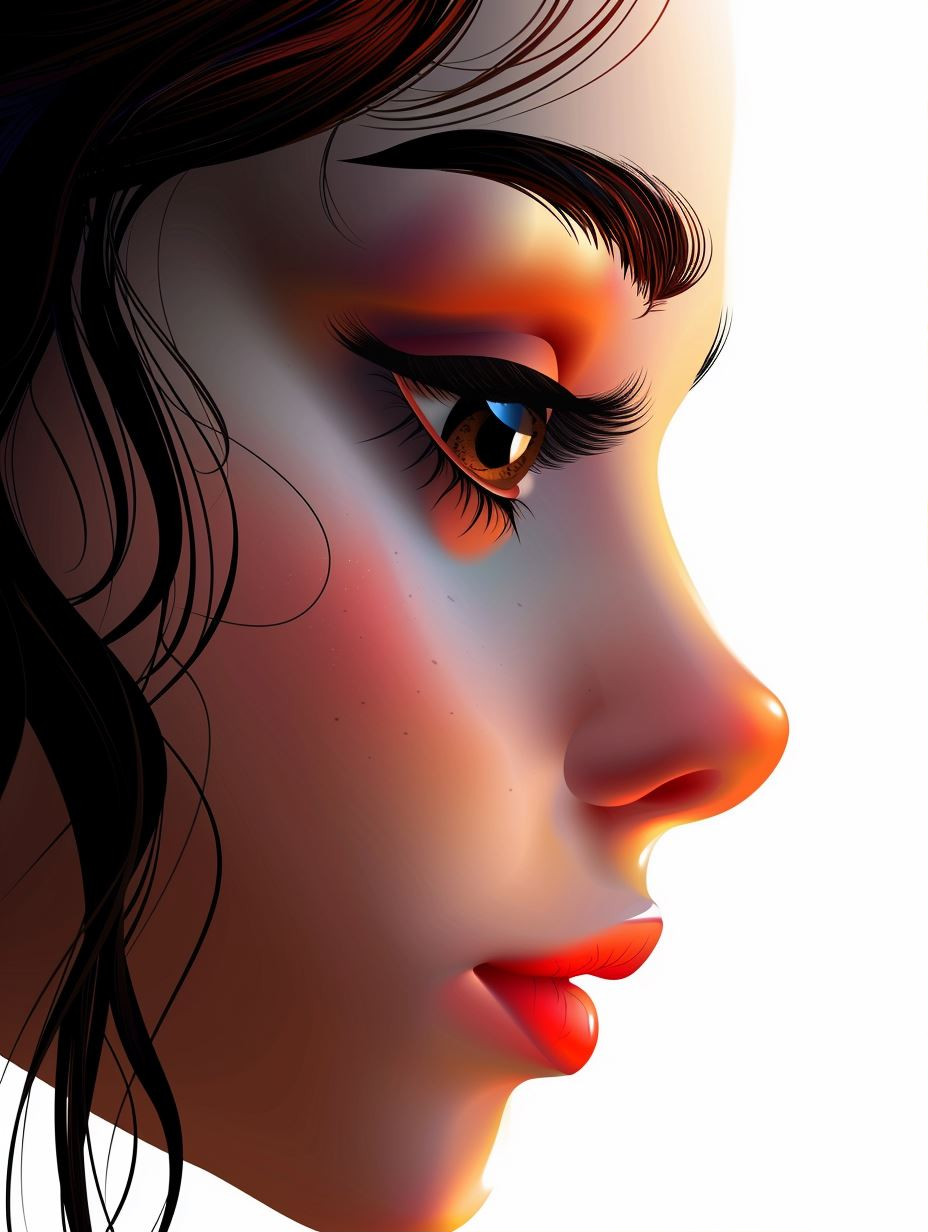 Radiant Visions: A Study of Feminine Beauty - Image 1