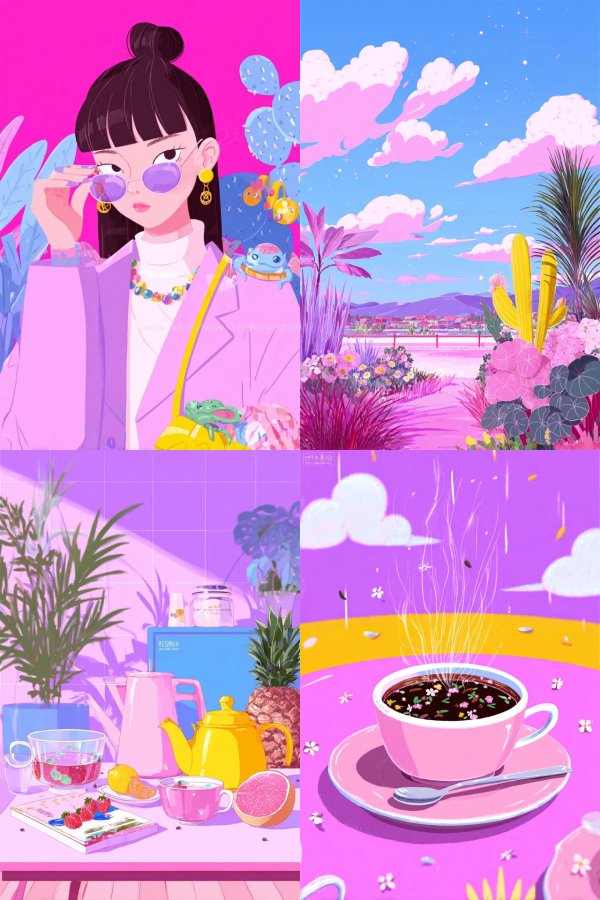 Vibrant Pastel Dreamscapes