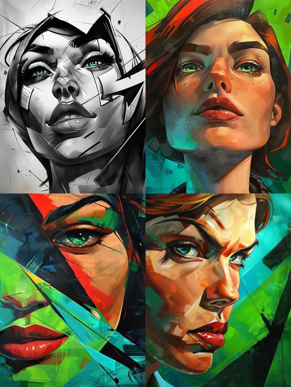 Fragmented Visions of a Modern Muse