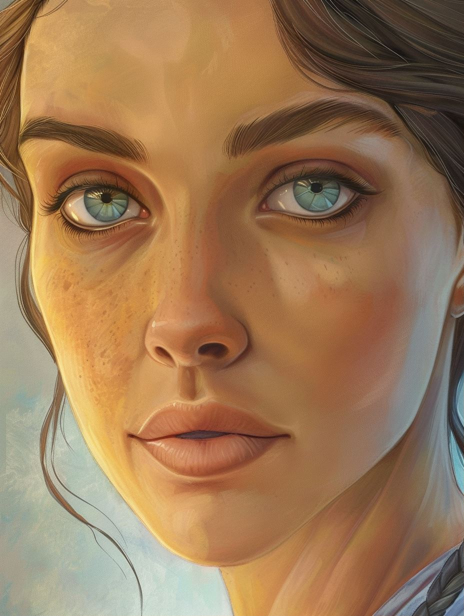 Ethereal Gazes: A Study of Digital Portraits - Image 1