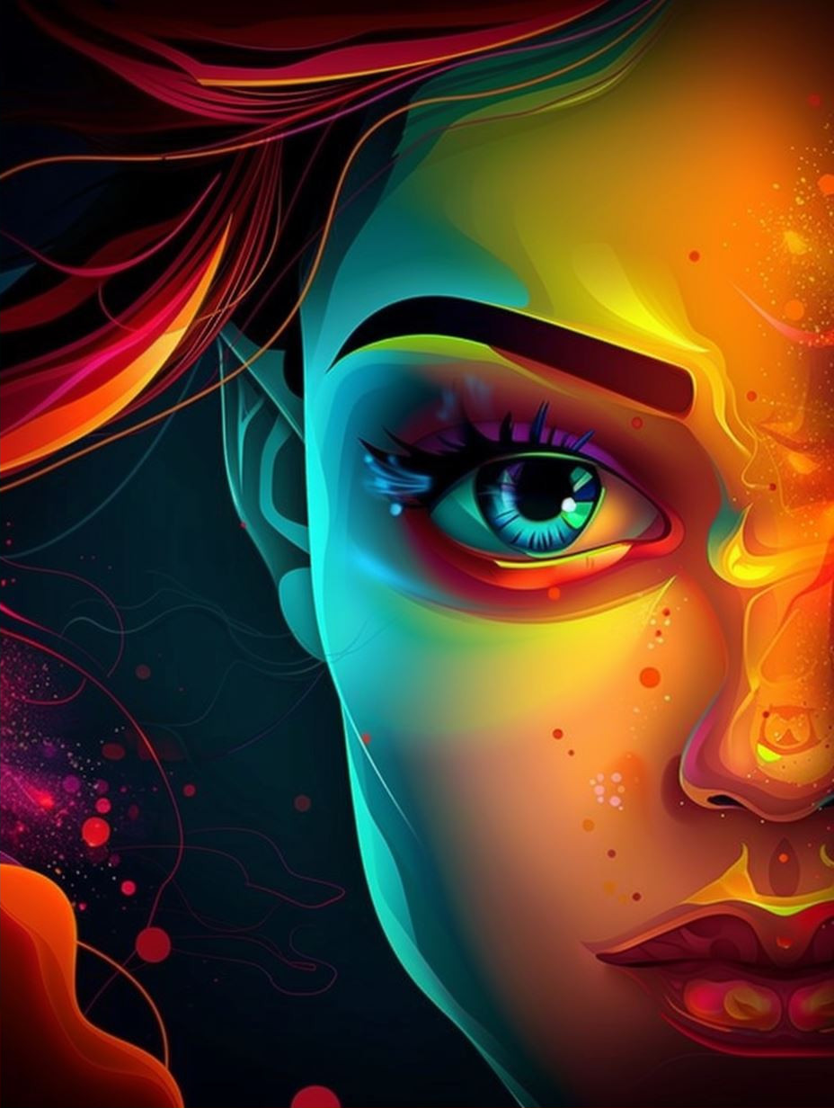 Vibrant Stylized Digital Portraits - Image 2