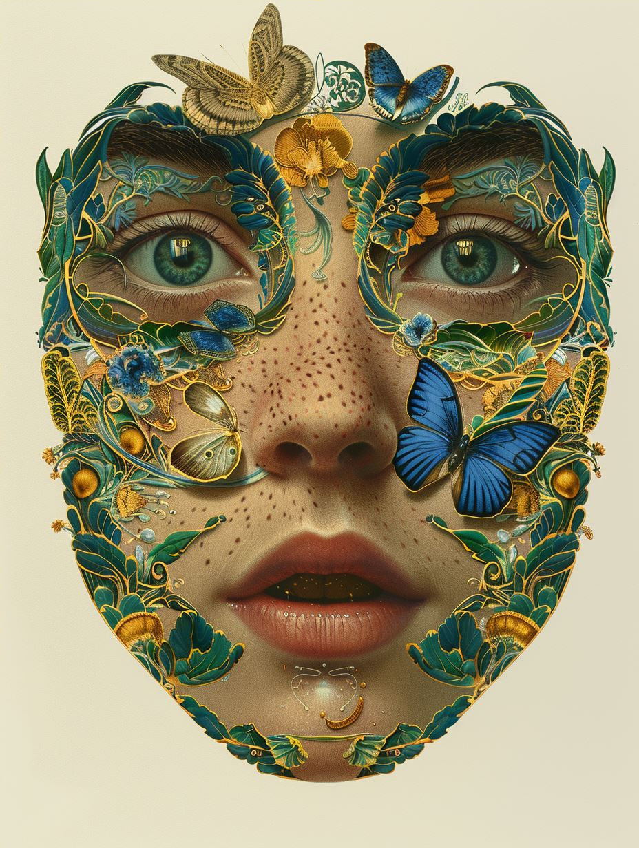 Ethereal Nature Fusion Portraits - Image 4