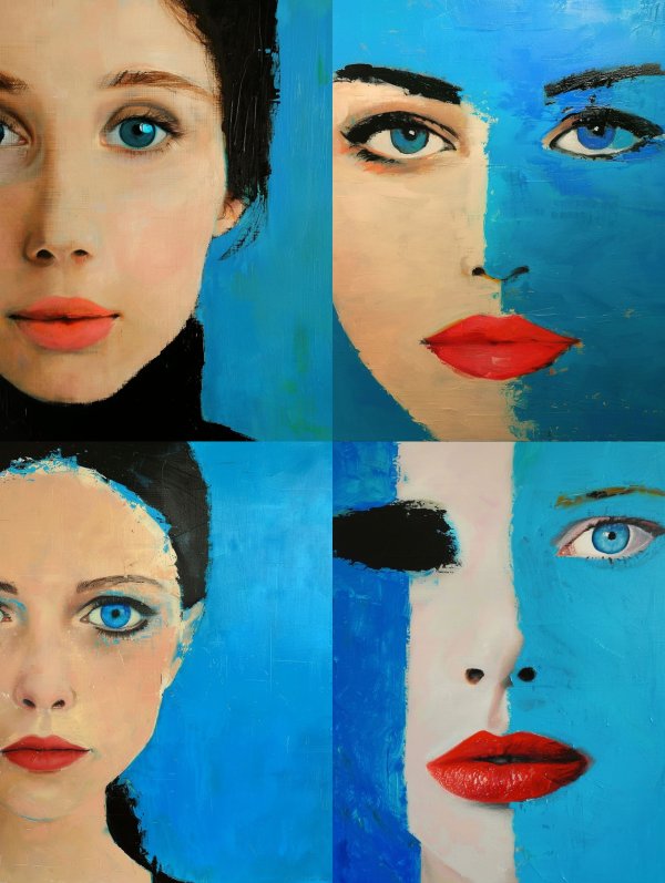 Fragments of a Blue Gaze