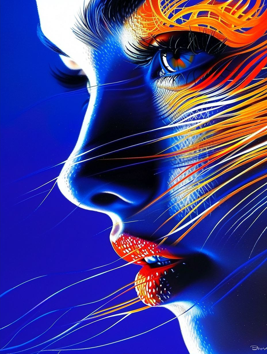Electric Neon Portrait Fusion - Image 2