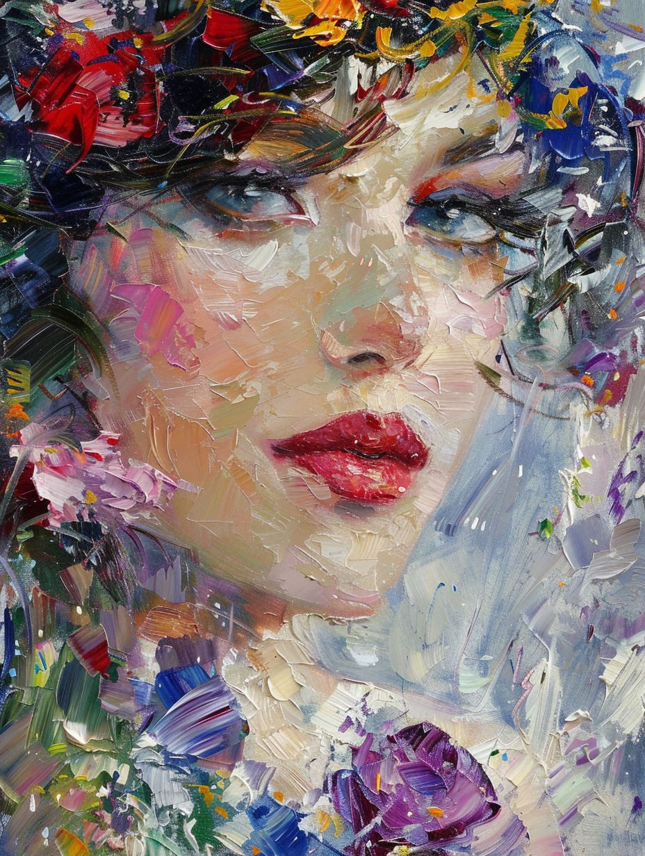 Floral Impressionist Ethereal Portraits - Image 1
