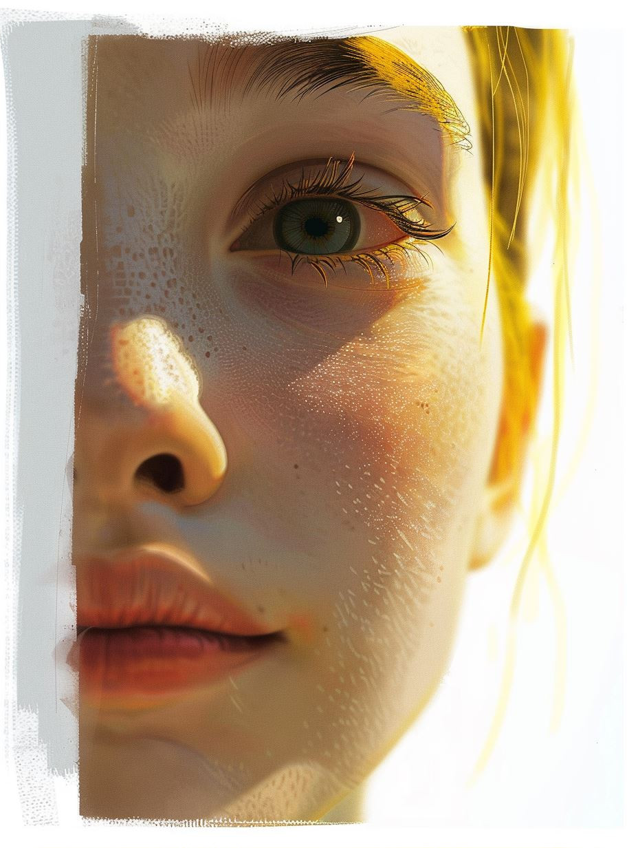 Ethereal Sunlit Portrait Studies - Image 2