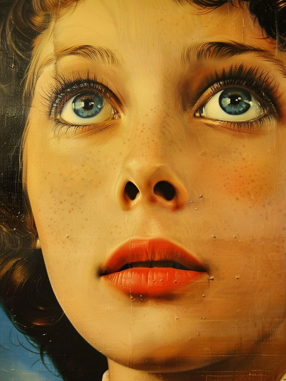 Gaze of Elegance: Four Artistic Portraits - Image 1