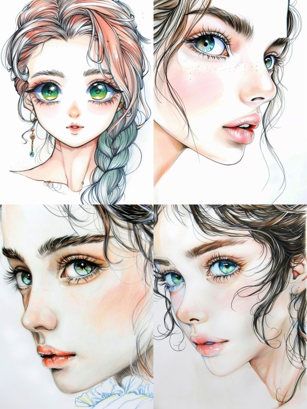 Ethereal Visions of Feminine Beauty
