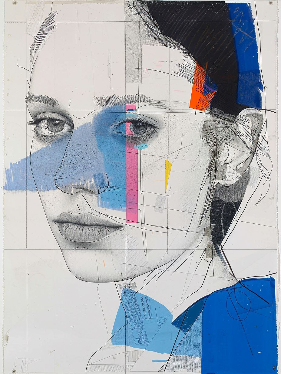 Fragmented Azure Gaze - Image 4