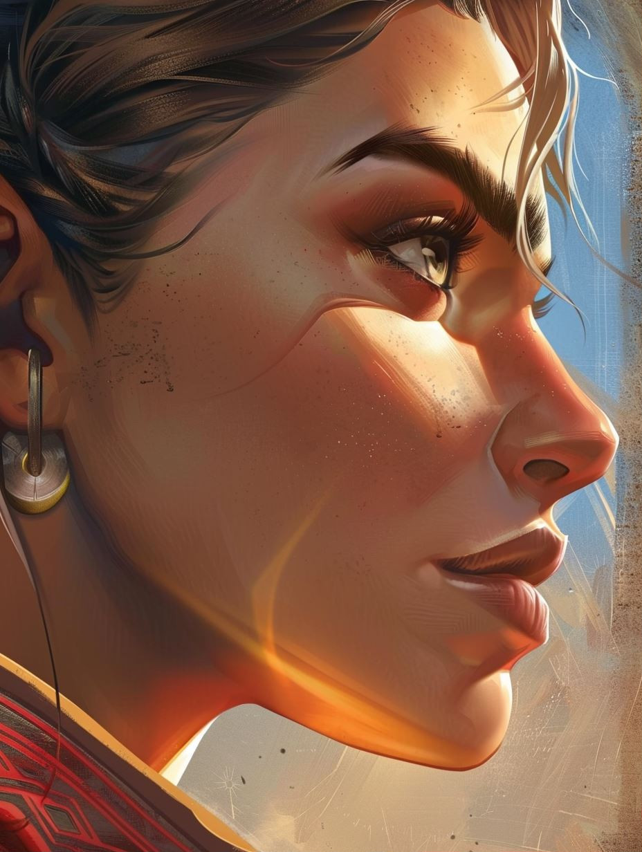Mystic Desert Warrior Portraits - Image 1