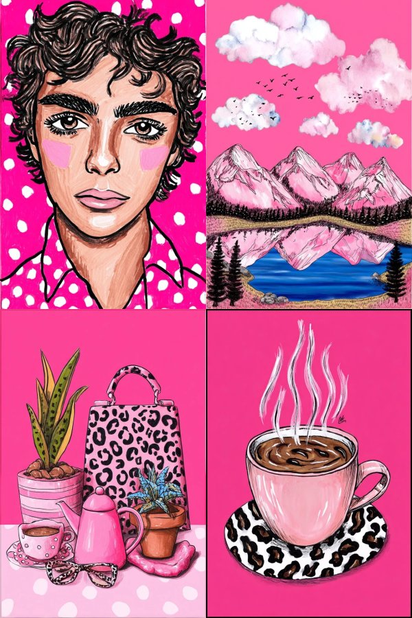 Pink Dreams: A Pop Art Collection