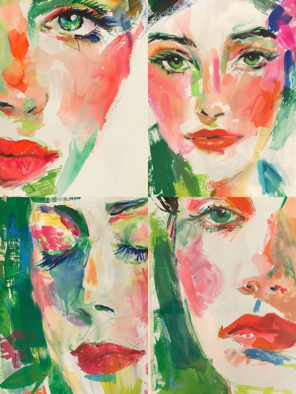 Prismatic Visions of a Woman