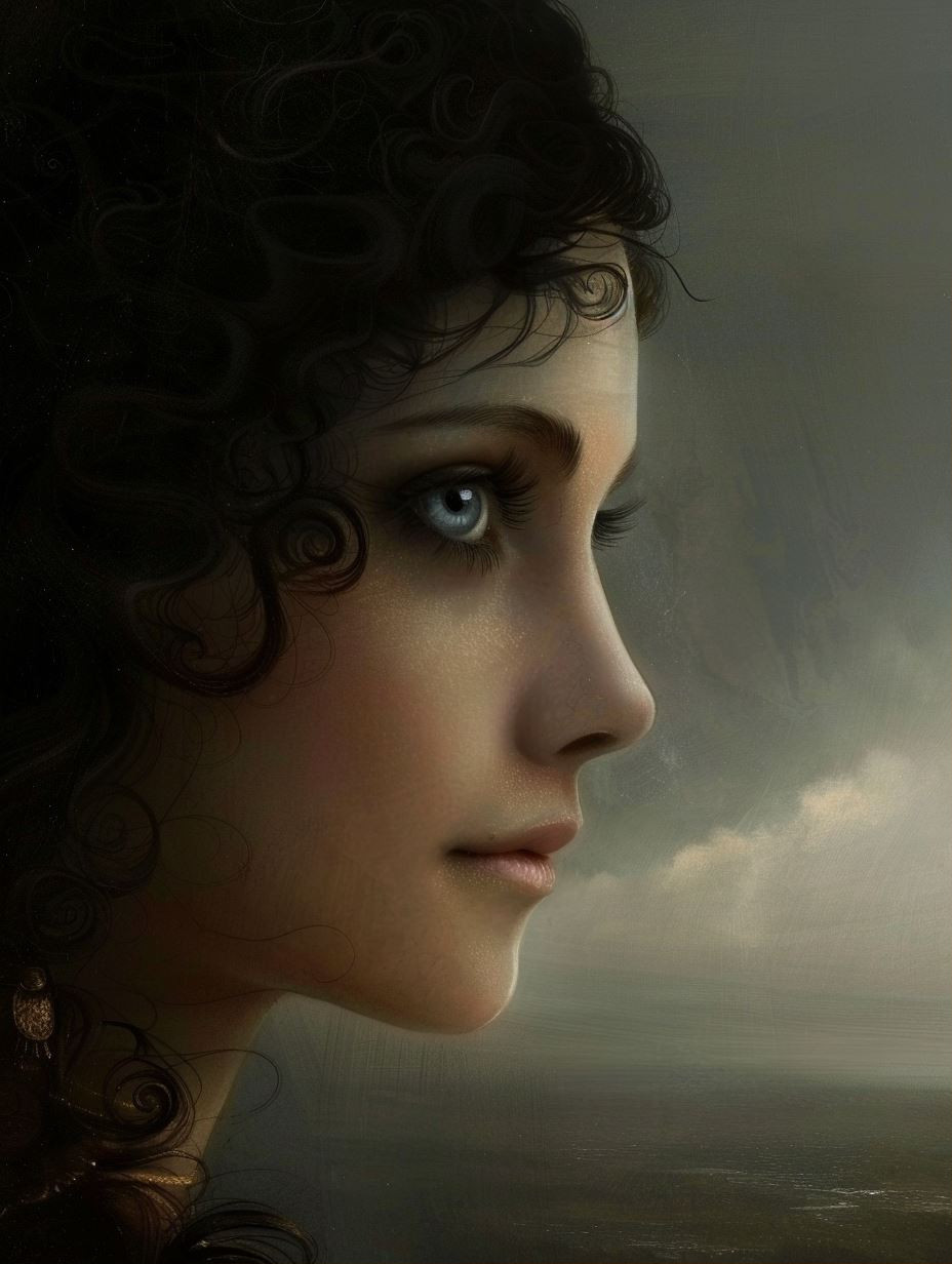 Melancholic Portraits of Ethereal Women - Image 1