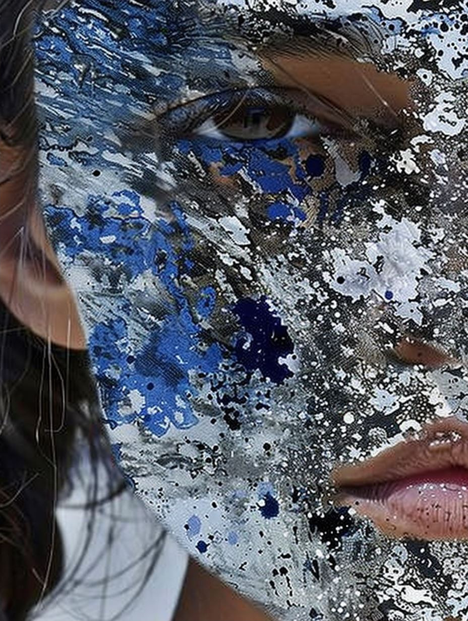 Fragmented Portraits in Abstract Chaos - Image 2